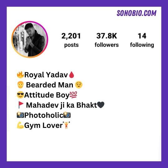 Ahir Yadav Bio For Instagram