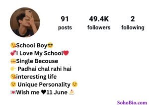 Instagram bio for students