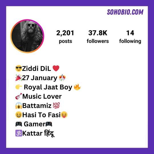 Jaat bio for instagram