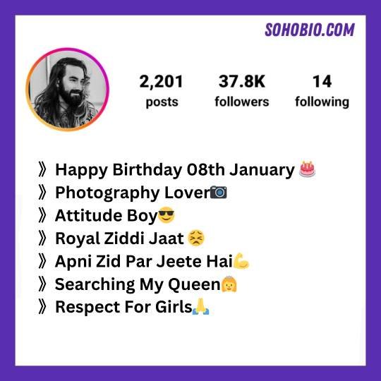 Jaat bio for instagram