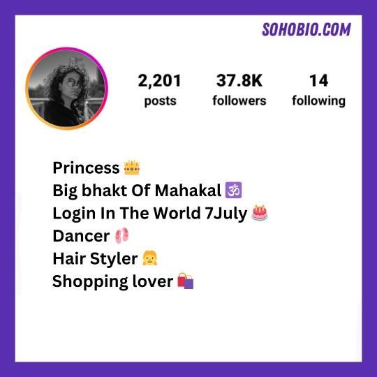 Mahakal bio for instagram