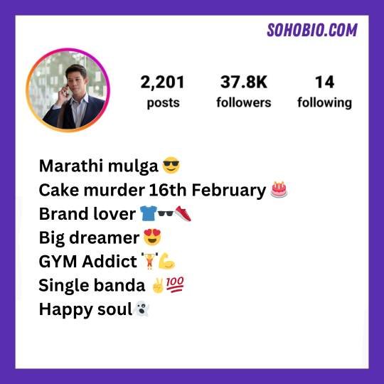 Marathi bio for instagram