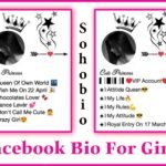 Facebook Bio For Girls