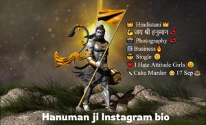 hanuman ji bio for instagram