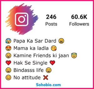 Instagram Bio in Hindi