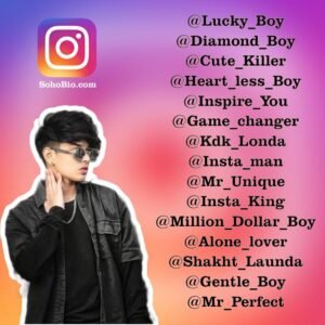Instagram Username For Boys Attitude
