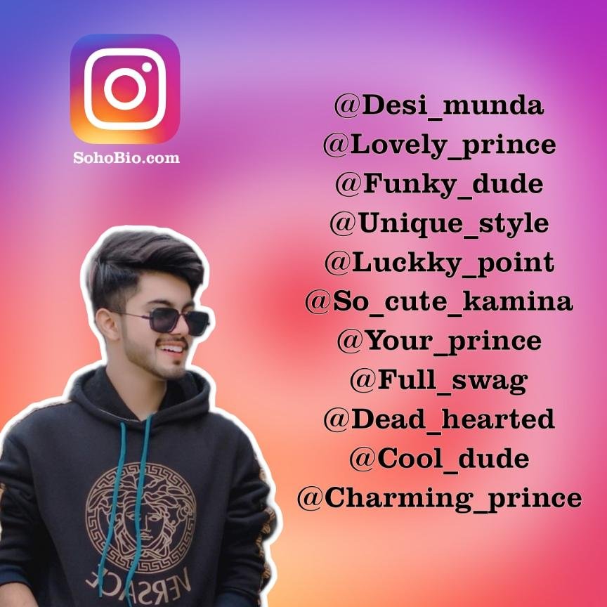 Instagram Username For Boys