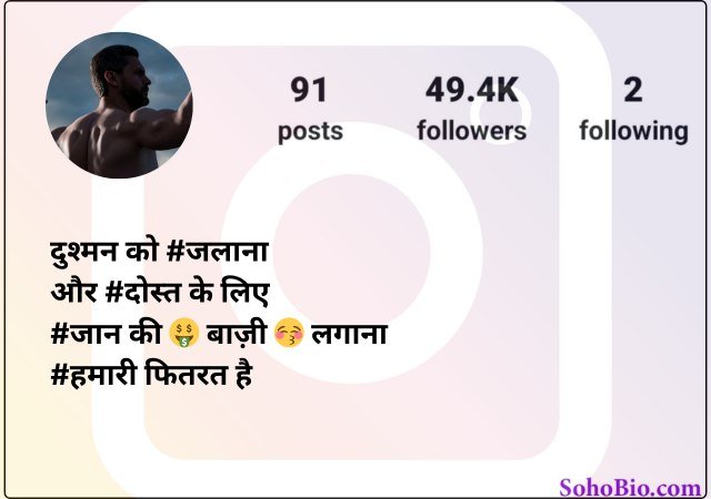 Instagram Bio Shayari