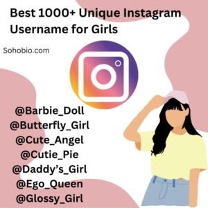 Username for instagram for girls