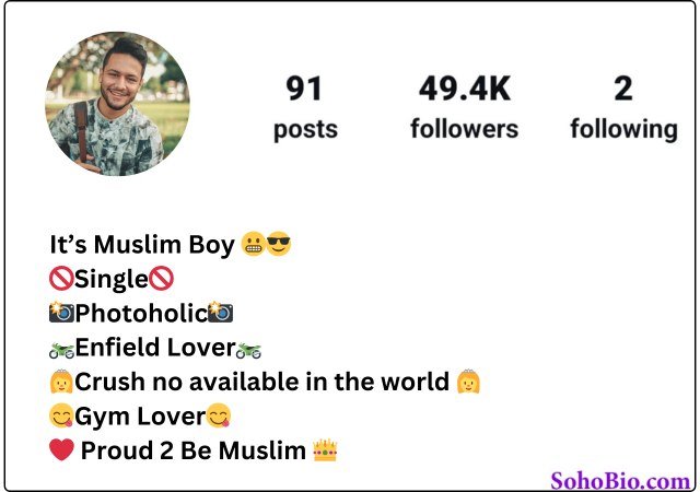 Short islamic bio for instagram